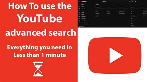 How to Perform an Advanced Search in YouTube .